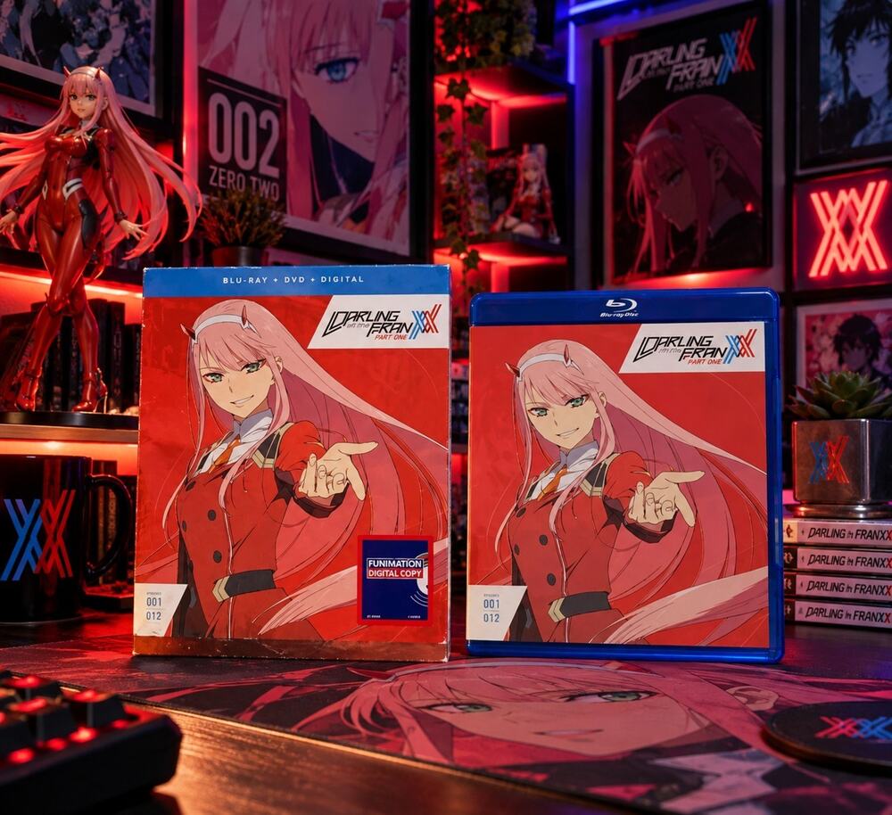 DARLING in the FRANXX Part One Blu-ray Disc DVD 2019 4 Disc Set W Dust Cover EUC